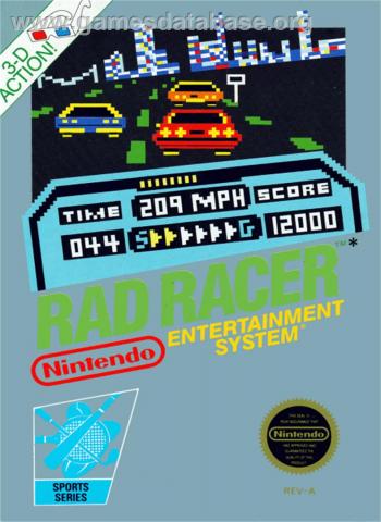 Cover Rad Racer for NES